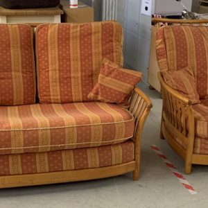Retro Ercol Sofa and Chair
